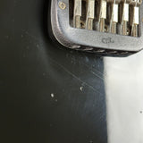 Wear on body of Vintage 1983 G&L SC-1 Black.
