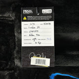 PRS guitar string label on a textured black background