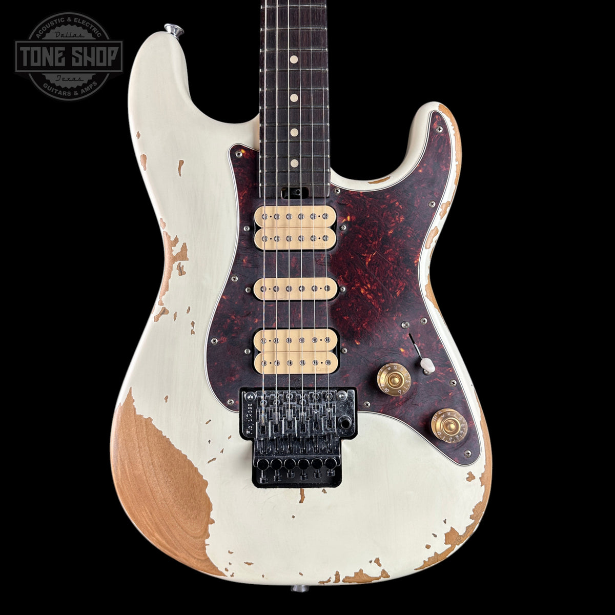 Front of Used 2025 Charvel Super-Stock SoCal Style 1 HSH Floyd Rose RW.