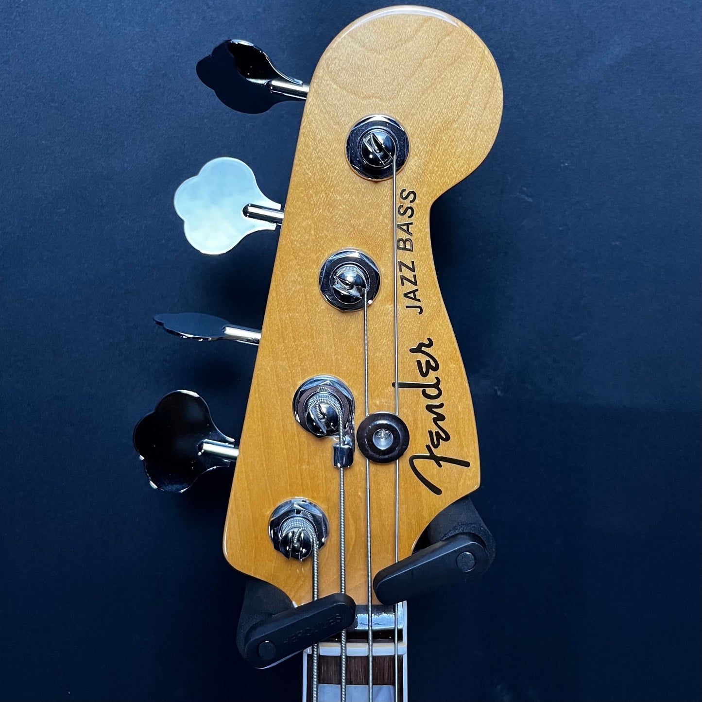 Headstock of Used 2019 Fender American Ultra Jazz Bass Ultraburst w/case TFW2709