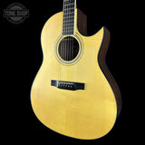 Front angle of Used Larrivee C-03 Natural.