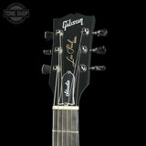 Headstock of Used 2024 Gibson Les Paul Modern Studio Smokehouse Satin.