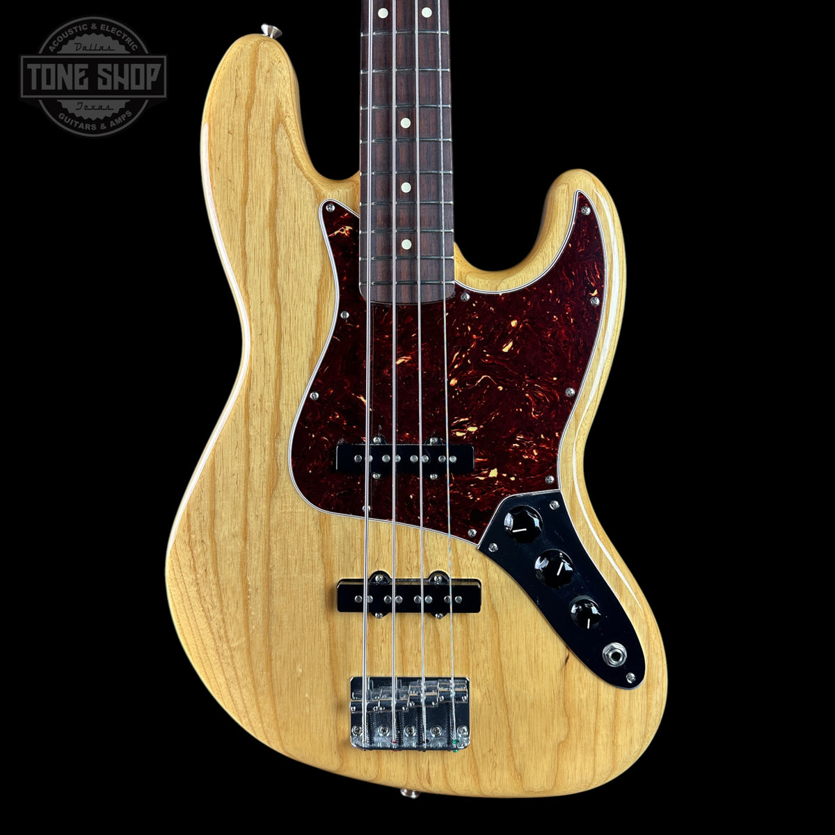 Front of Used 2013 Fender FSR Deluxe Jazz Bass.