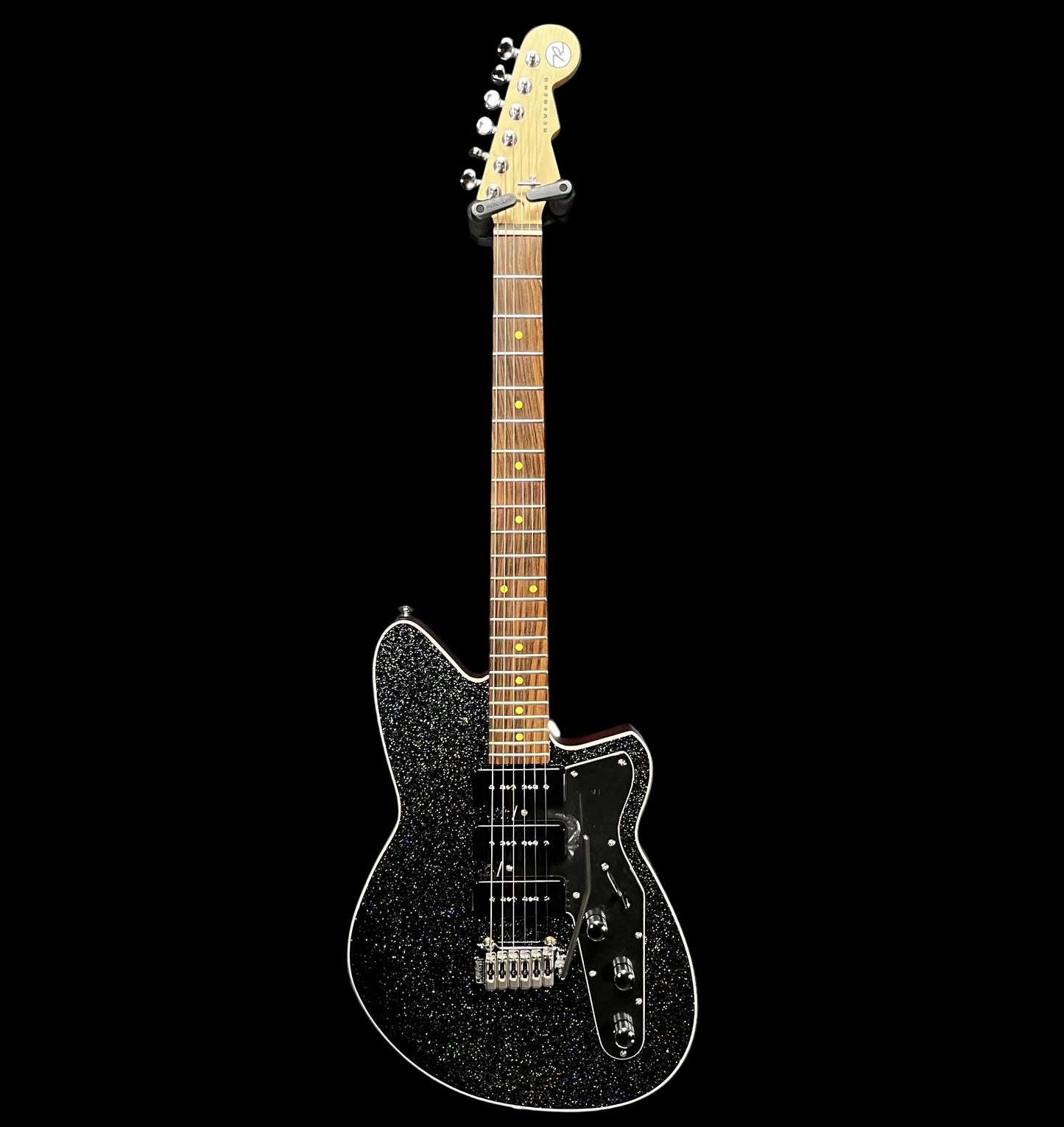 Full front of Used Reverend Jetstream 390 Rainbow Sparkle TFW2698