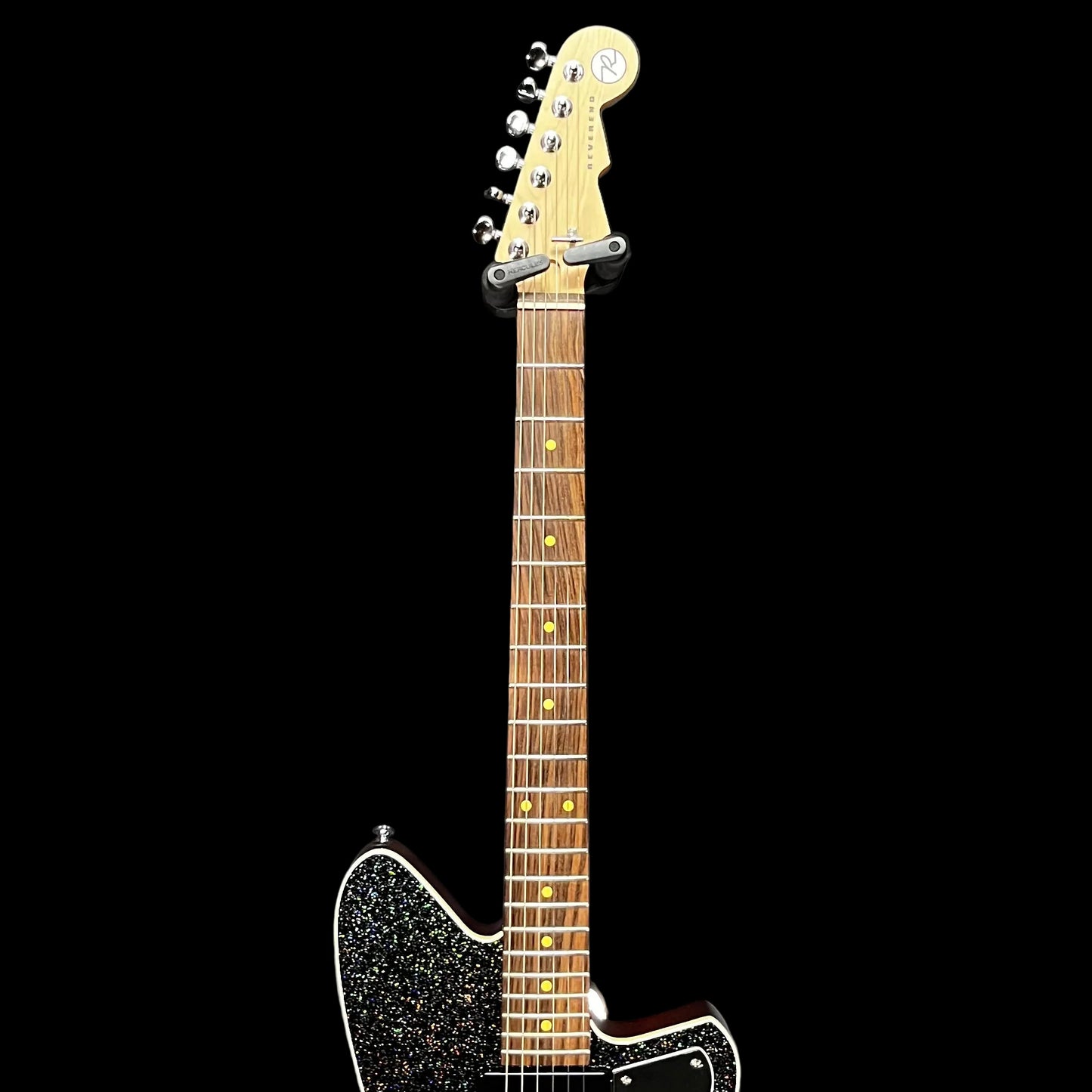 Neck of Used Reverend Jetstream 390 Rainbow Sparkle TFW2698