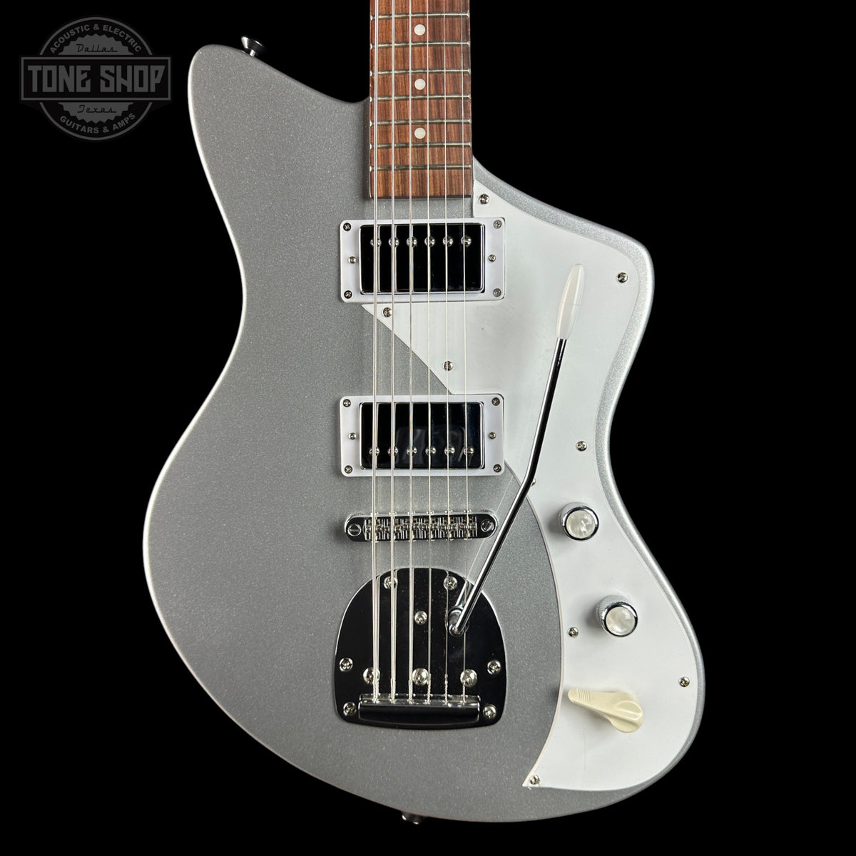 Front of Used SENN by Eastwood Baritone Silver.