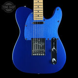 Front of Used 2024 Fender Dealer Exclusive Player Telecaster Daytona Blue.