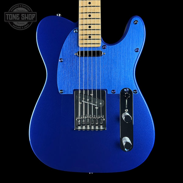 Front of Used 2024 Fender Dealer Exclusive Player Telecaster Daytona Blue.