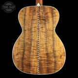 Back of Collings OM-42 A Torch Adirondack/Koa.