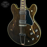 Front angle of Vintage 1978 Gibson ES-335TD Walnut.