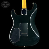 Back of Used 80s Squier MIJ Contemporary HSS Strat Black.