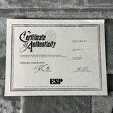 ESP Original Series Stephen Carpenter STEF-T7B Baritone w/case