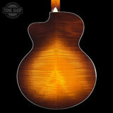 Back of Used Taylor 615ce Sunburst.