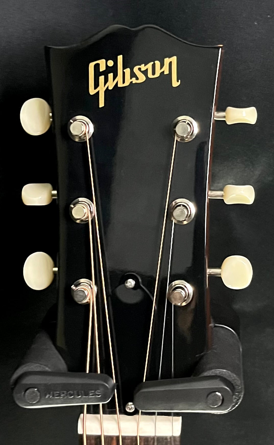 Headstock of Used 2023 Gibson '50s LG-2 Antique Natural w/LR Baggs VTC Pickup w/case TFW19