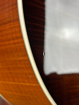 Ding on back of Used Taylor 615ce Sunburst.
