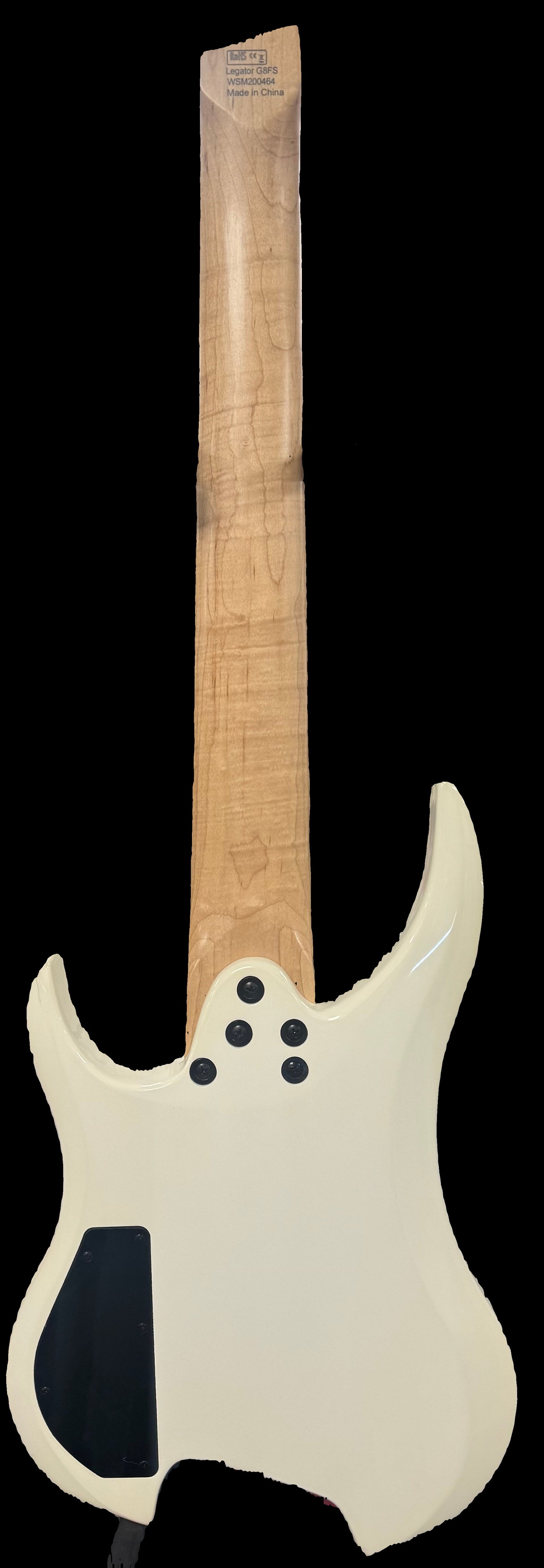 Back of whole Used Legator GF8S Snowfall White w/bag TSS6081