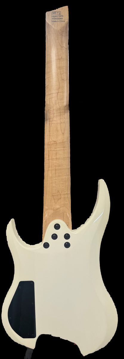 Back of whole Used Legator GF8S Snowfall White w/bag TSS6081