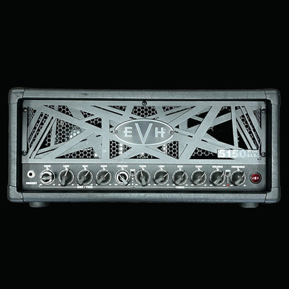 Front of Used 2021 EVH 5150 III 50S 6L6 Head Black TFW2712