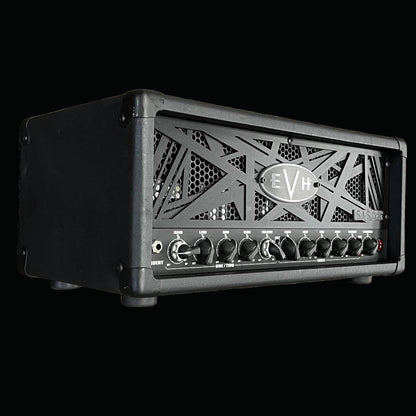Side of Used 2021 EVH 5150 III 50S 6L6 Head Black TFW2712