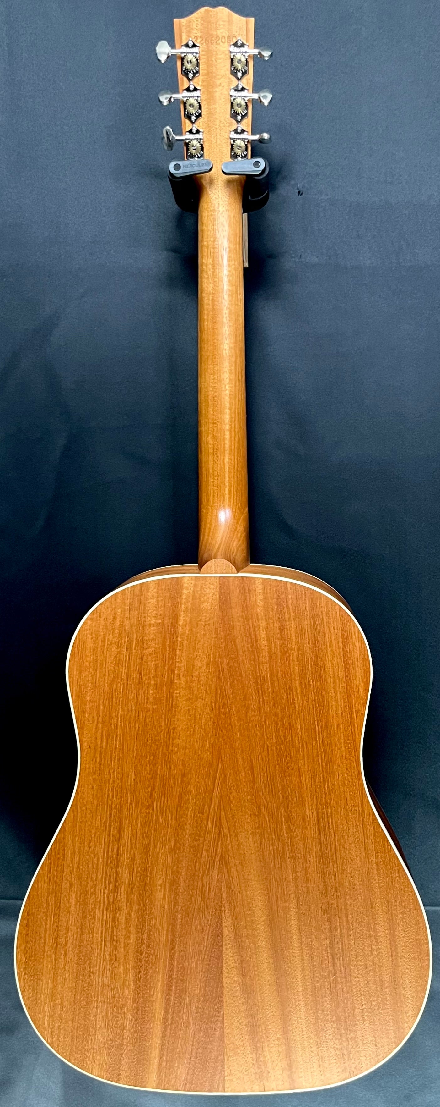 Full back of Used 2022 Gibson J-35 '30s Faded Natural w/LR Baggs VTC Pickup w/case TFW20