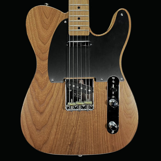 Front of Used 2017 Fender Limited Edition American Vintage '52 Telecaster Roasted Ash w/case TFW2719