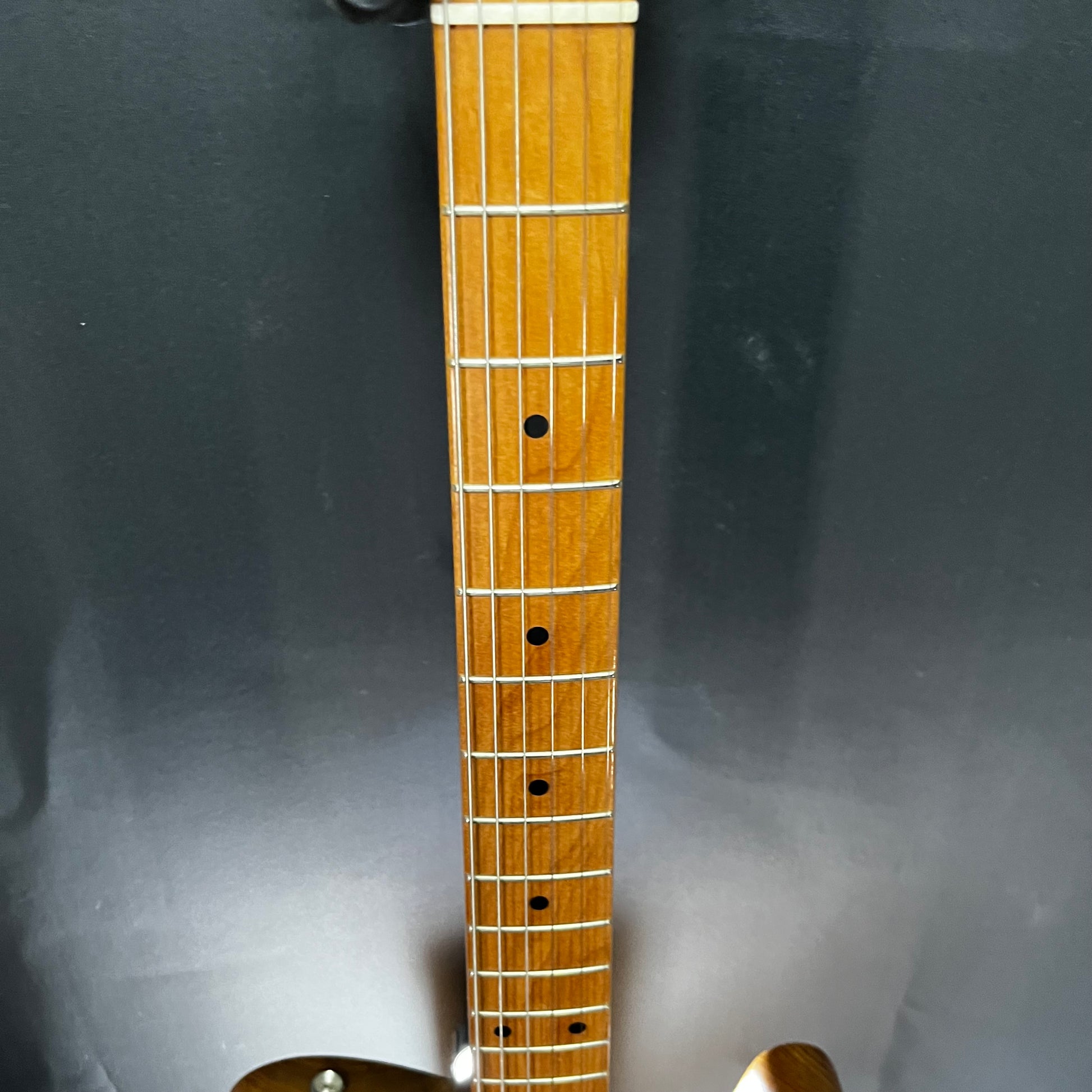 Fret board of Used 2017 Fender Limited Edition American Vintage '52 Telecaster Roasted Ash w/case TFW2719