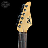 Headstock for Used Suhr AH T Seafoam Green.