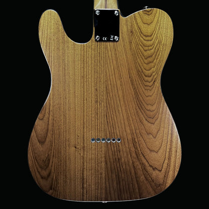 BAck of Used 2017 Fender Limited Edition American Vintage '52 Telecaster Roasted Ash w/case TFW2719