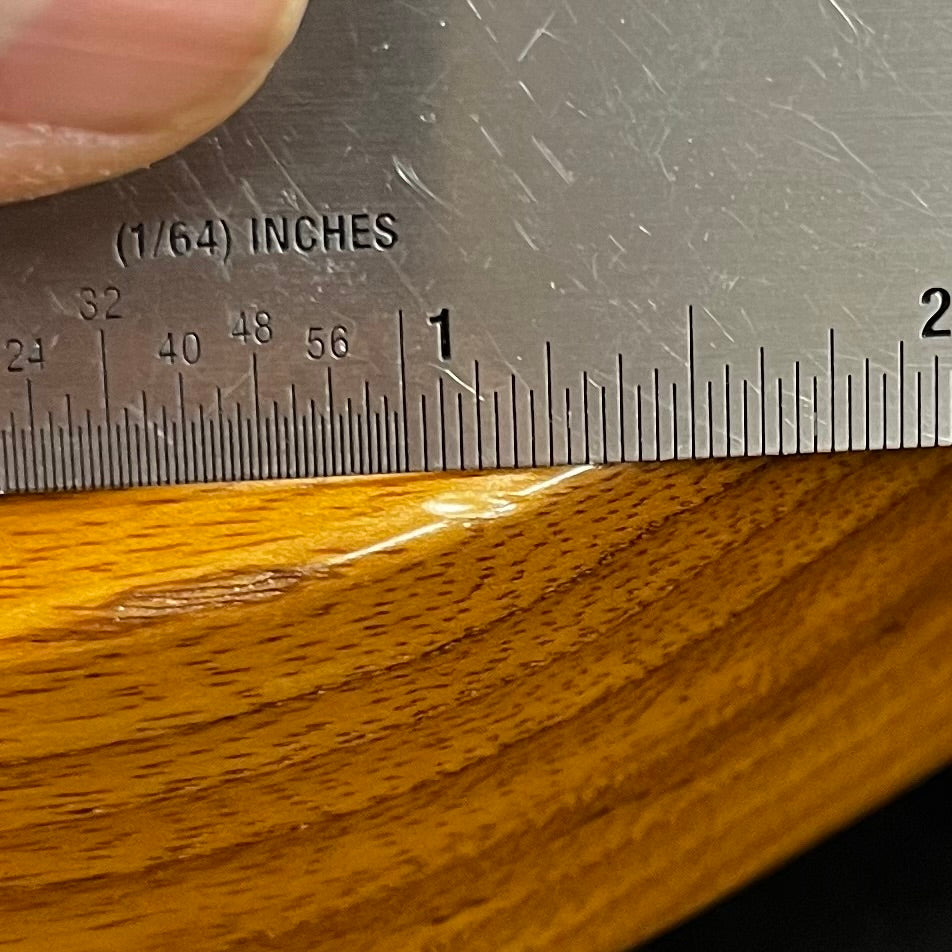 Ding on front of Used 2017 Fender Limited Edition American Vintage '52 Telecaster Roasted Ash w/case TFW2719