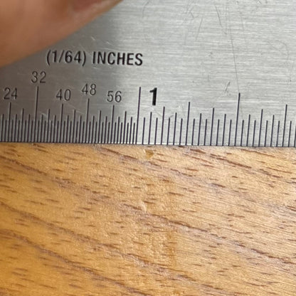 Ding on back of Used 2017 Fender Limited Edition American Vintage '52 Telecaster Roasted Ash w/case TFW2719