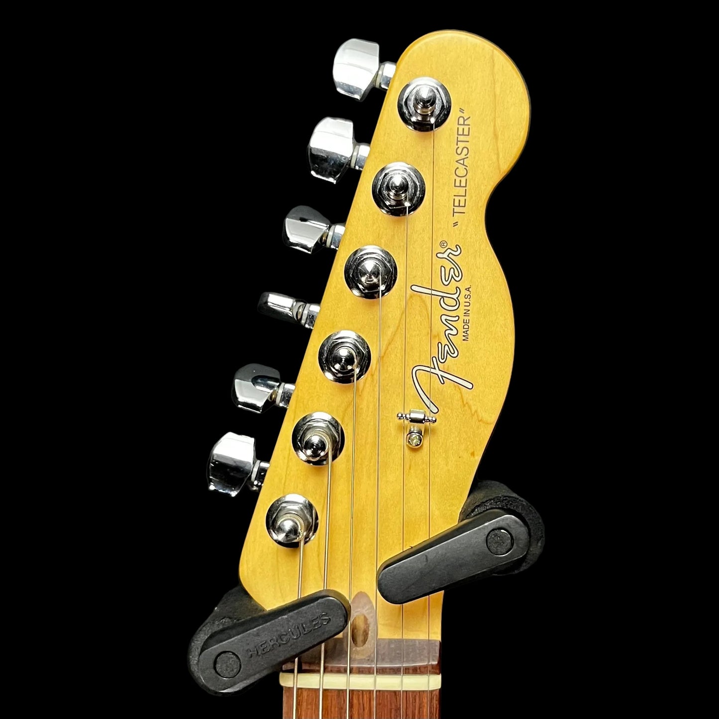Headstock of Used 2003 Fender Highway 1 Telecaster 3 Tone Sunburst w/bag TFW2717