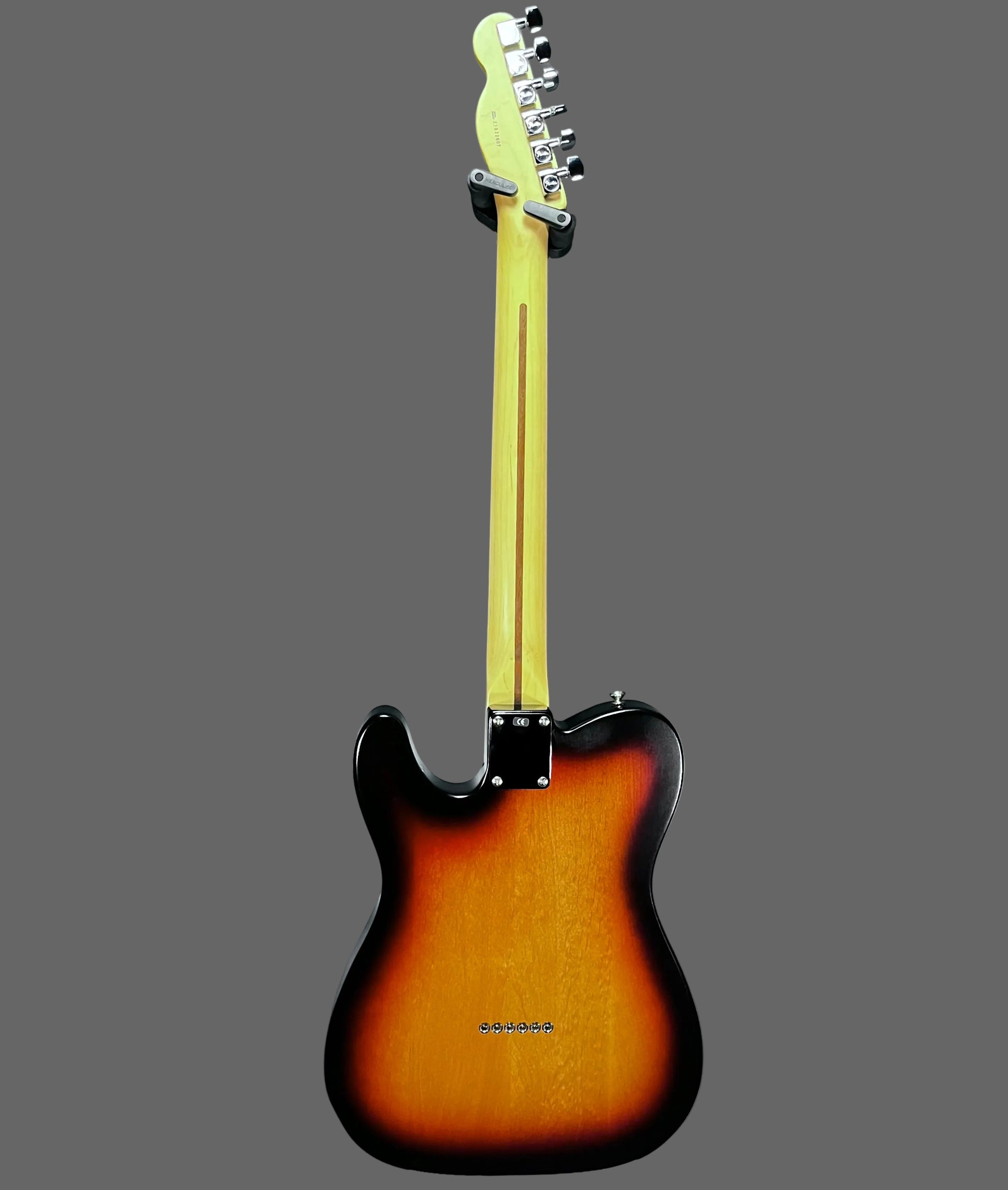 Full back of Used 2003 Fender Highway 1 Telecaster 3 Tone Sunburst w/bag TFW2717