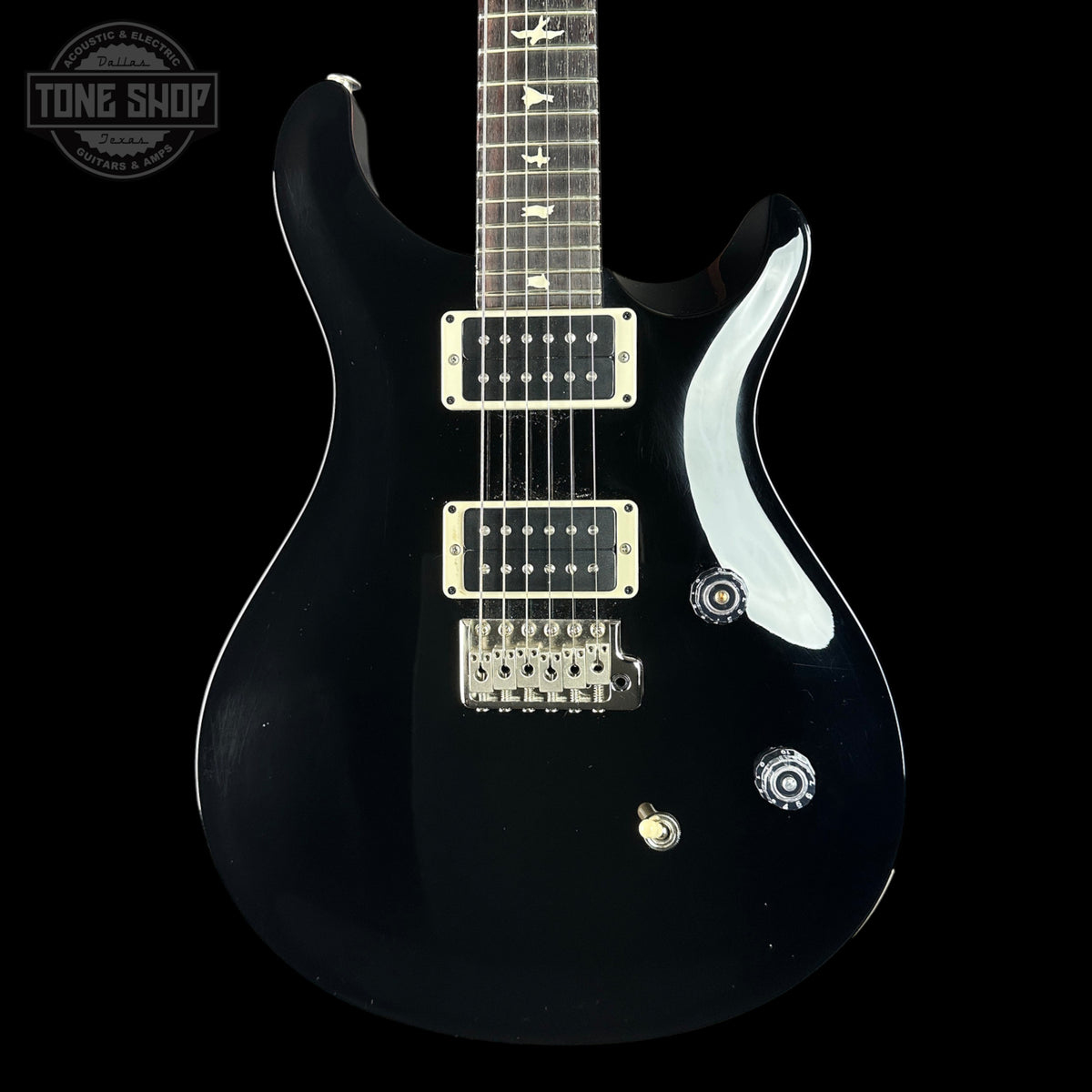 Front of Used 2022 PRS CE-24 Black.