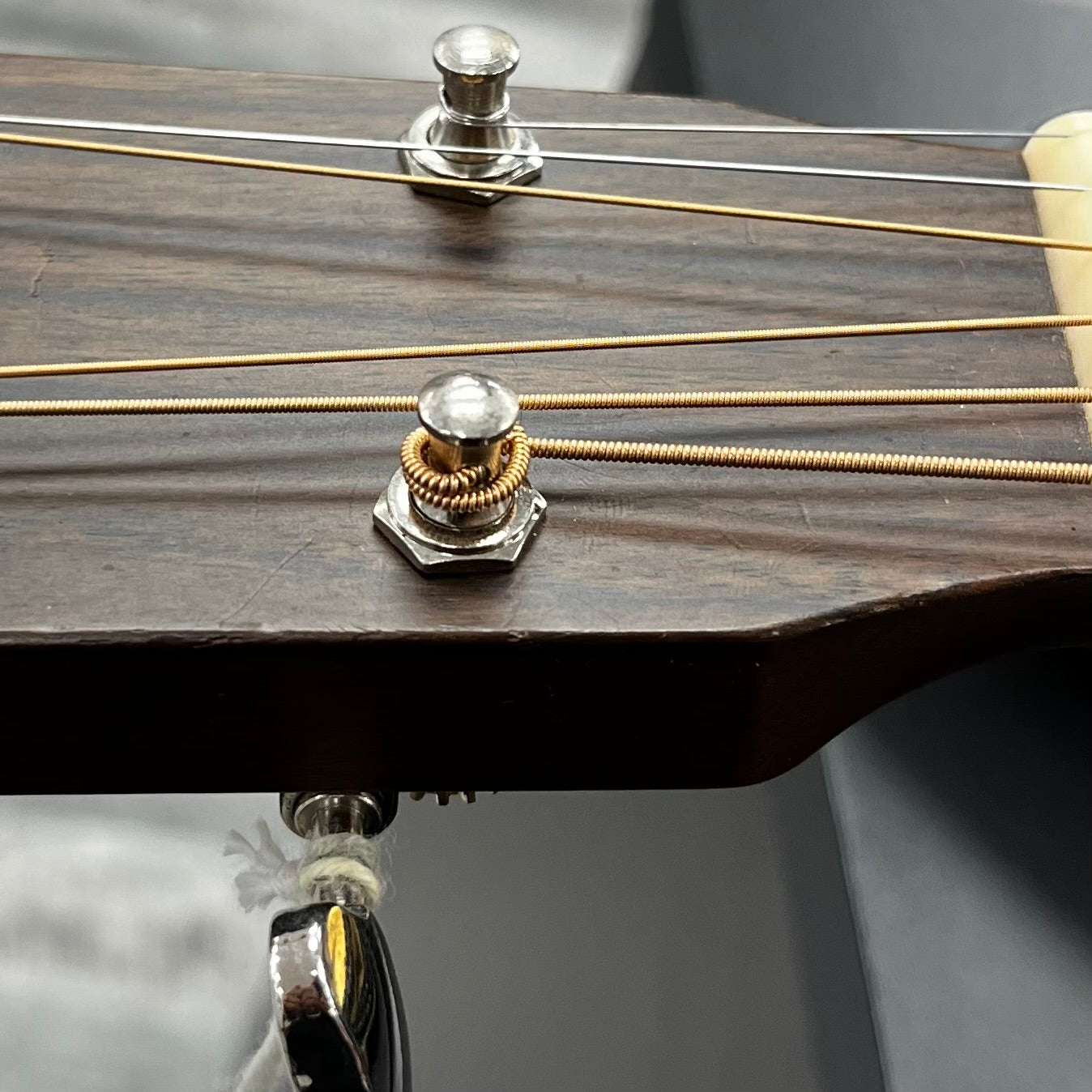 String scratches on headstock of Used 2018 Martin 000-15M Auditorium Mahogany w/case TFW2720