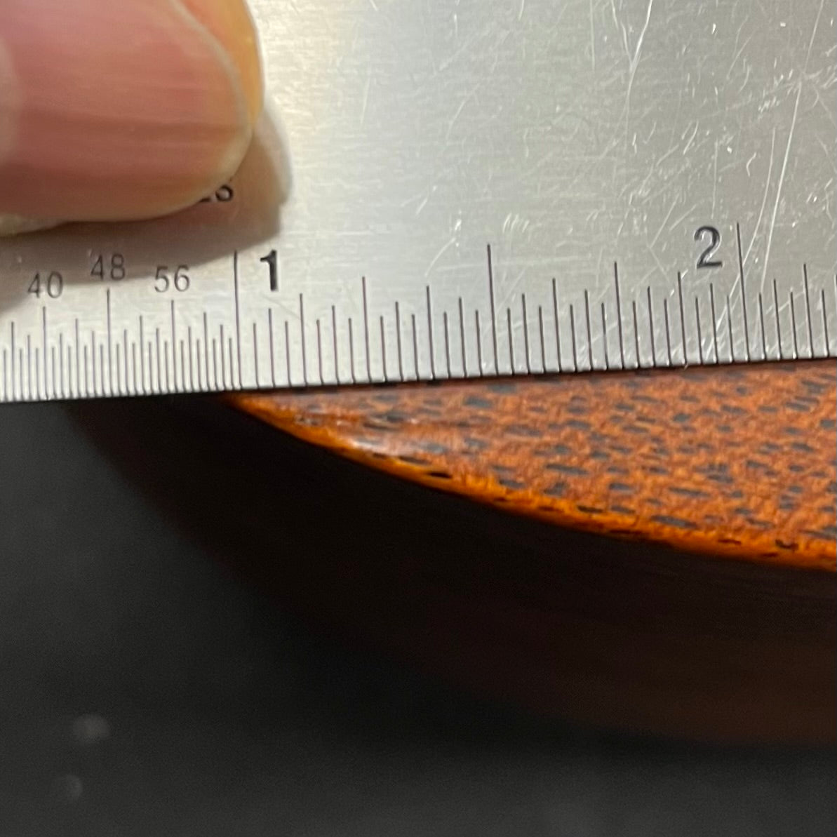 Ding on front of Used 2018 Martin 000-15M Auditorium Mahogany w/case TFW2720