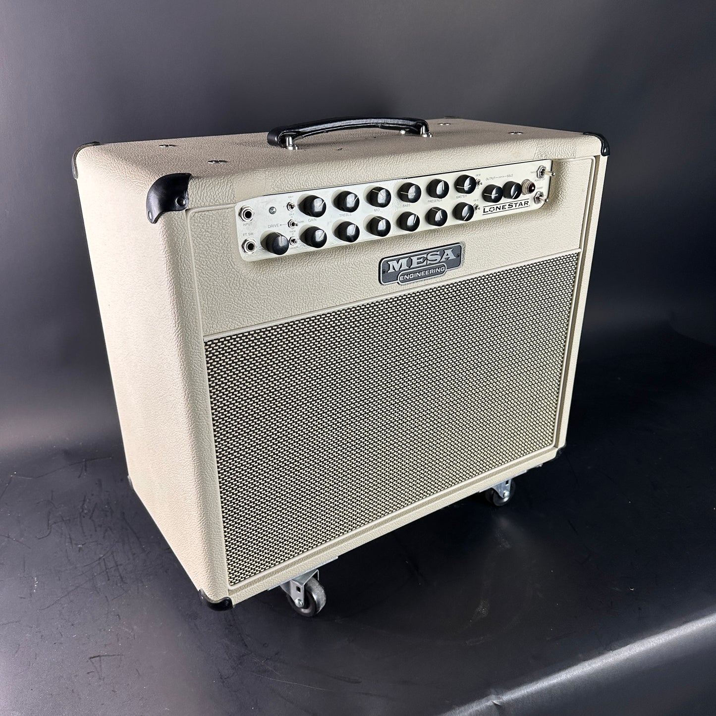 Front angle of Used 2015 Mesa Boogie Lone Star 1x12 Combo.