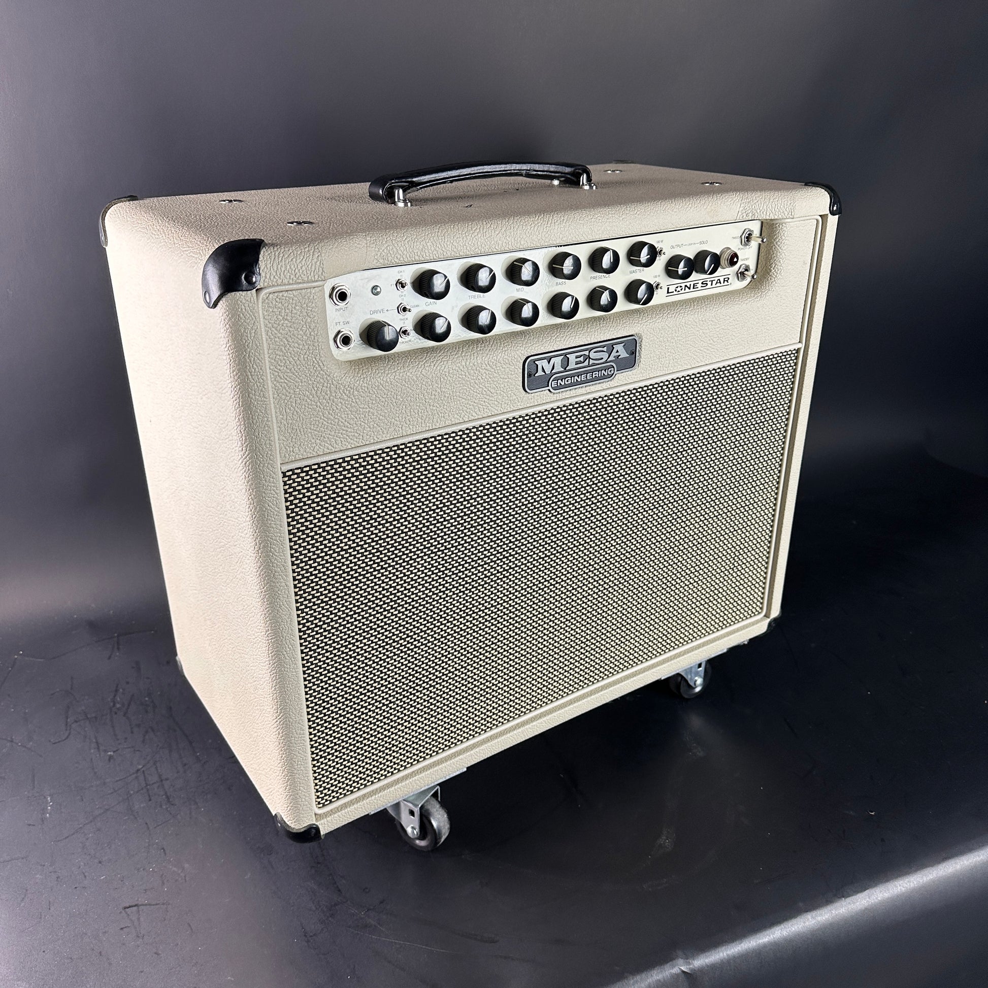 Front angle of Used 2015 Mesa Boogie Lone Star 1x12 Combo.