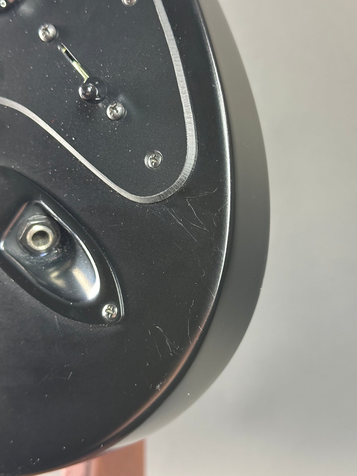 Scratches on body of Used Fender Jim Root Signature Strat.