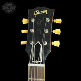 Headstock for Gibson Custom Dealer Select 1959 Les Paul Standard Chambered Tejas Burst AAA Top Bigsby Ultra Light Aged.