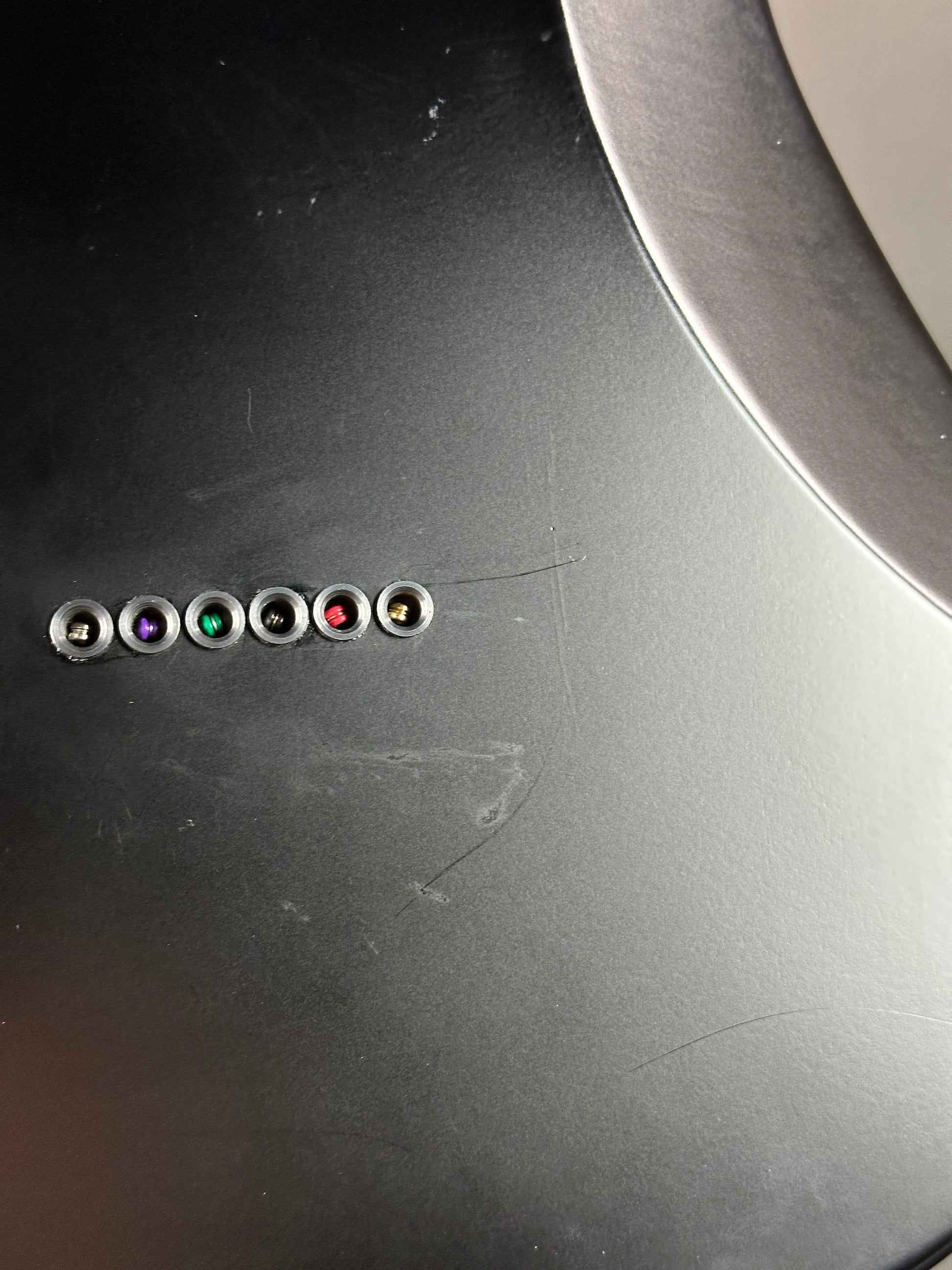 Wear on back of Used Fender Jim Root Signature Strat.