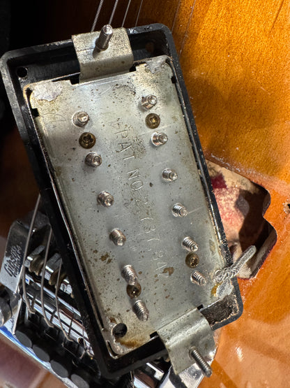 Bridge pick up of Used 1984 Gibson Explorer w/ Factory Kahler & OHSC Vintage Sunburst TSS6094