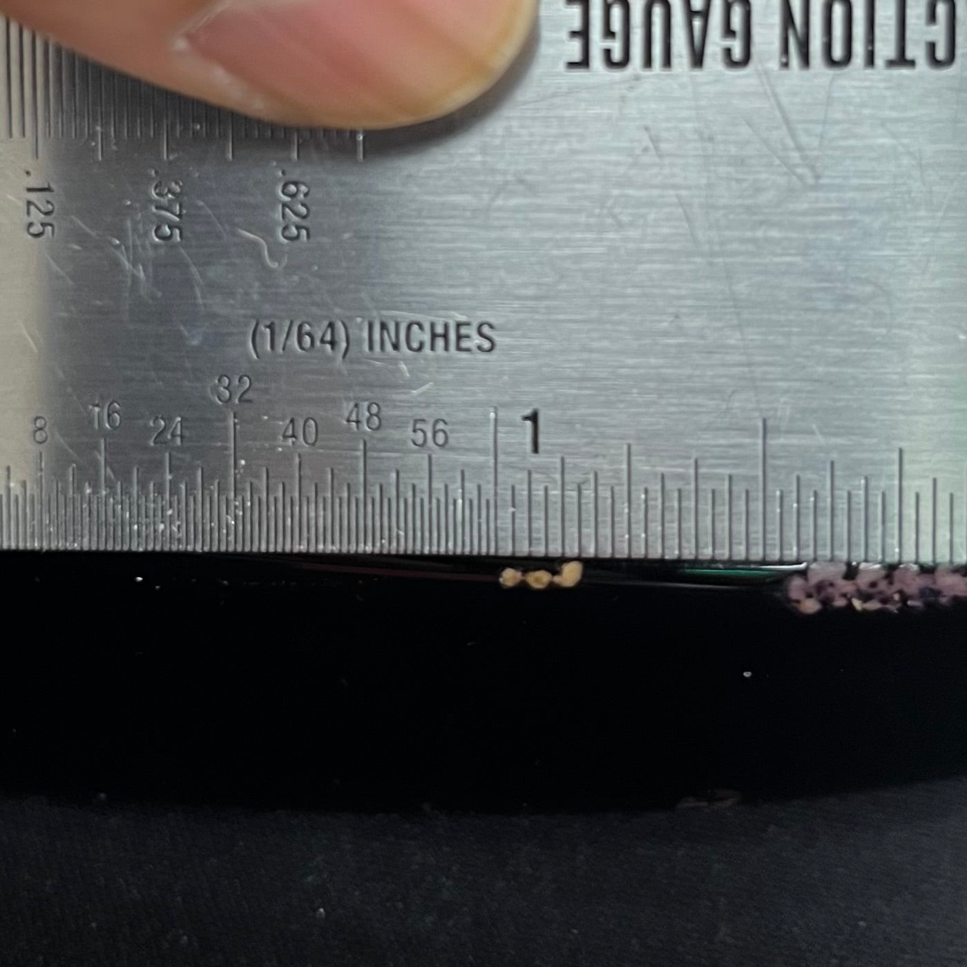 Ding on back of Used 2017 Fender Limited Edition Strat-Tele Hybrid 2 Tone Sunburst w/Case TFW2733