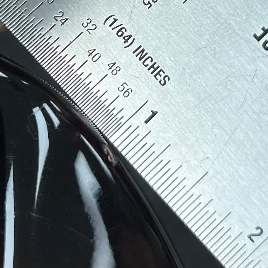 Ding on back of Used 2017 Fender Limited Edition Strat-Tele Hybrid 2 Tone Sunburst w/Case TFW2733