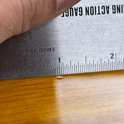 Ding on back of Used 2017 Fender Limited Edition Strat-Tele Hybrid 2 Tone Sunburst w/Case TFW2733