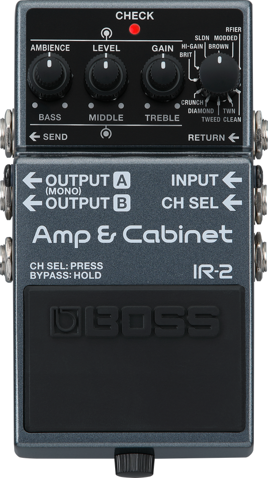 Front of Boss IR-2 Pedal