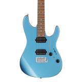 Front of Ibanez AZ24S2MLB AZ Standard Metallic Light Blue.