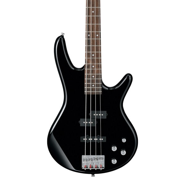 Front of Ibanez GSR200BK Gio SR Black.