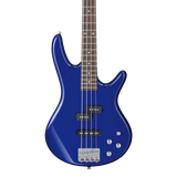 Front of Ibanez GSR200JB Gio SR Jewel Blue.