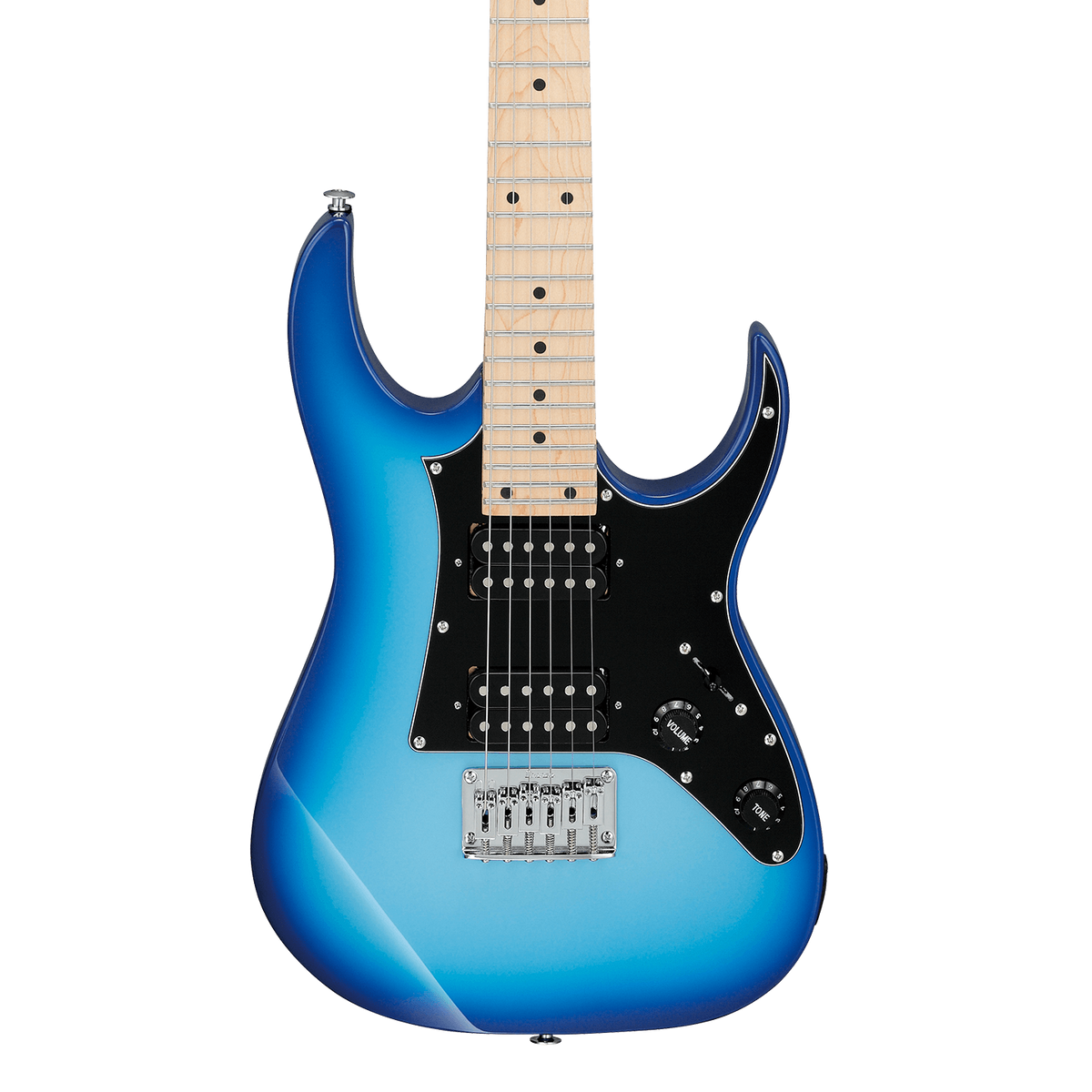 Ibanez GRGM21MBLT GIO RG miKro Blue Burst – Tone Shop Guitars