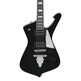 Front of Ibanez PSM10BK Paul Stanley Signature MIKRO Black Short Scale.